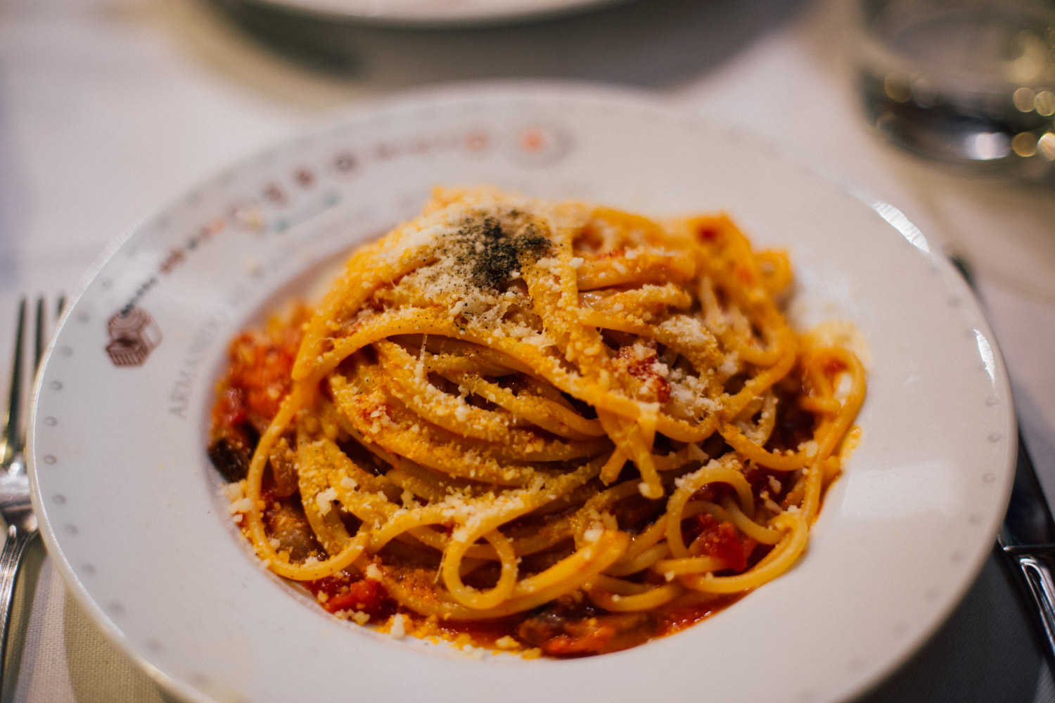 food tour pasta plate