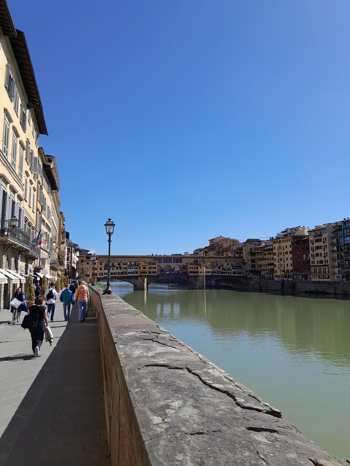 The Arno River in Florence