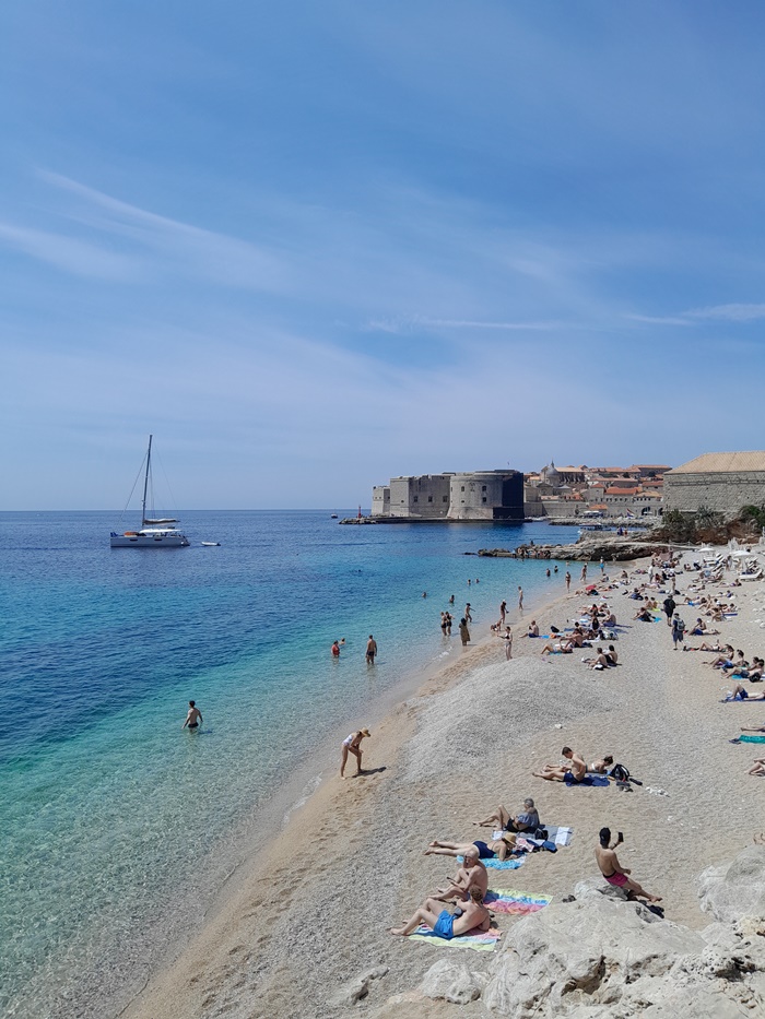 A lovely pebble beach a short walk from Old Town A lovely pebble beach a short walk from Old Town