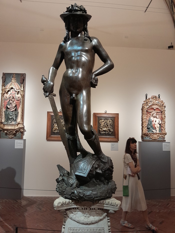 Donatello's David in Bargello Museum
