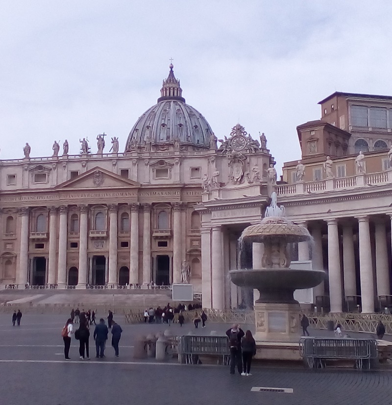 St Peter's Square in winter