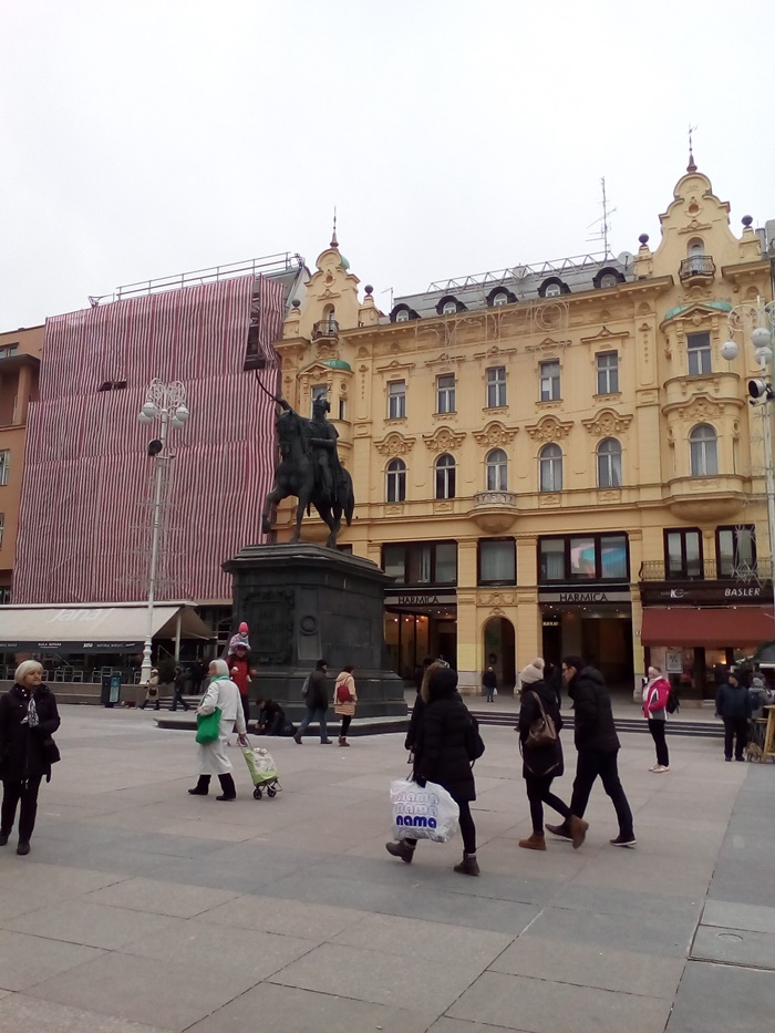 Jelacic Square in Zagreb