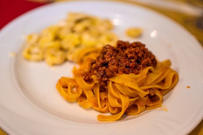 Tagliatelle con ragù alla bolognese is a typical pasta dish from Bologna Tagliatelle con ragù alla bolognese is a typical pasta dish from Bologna