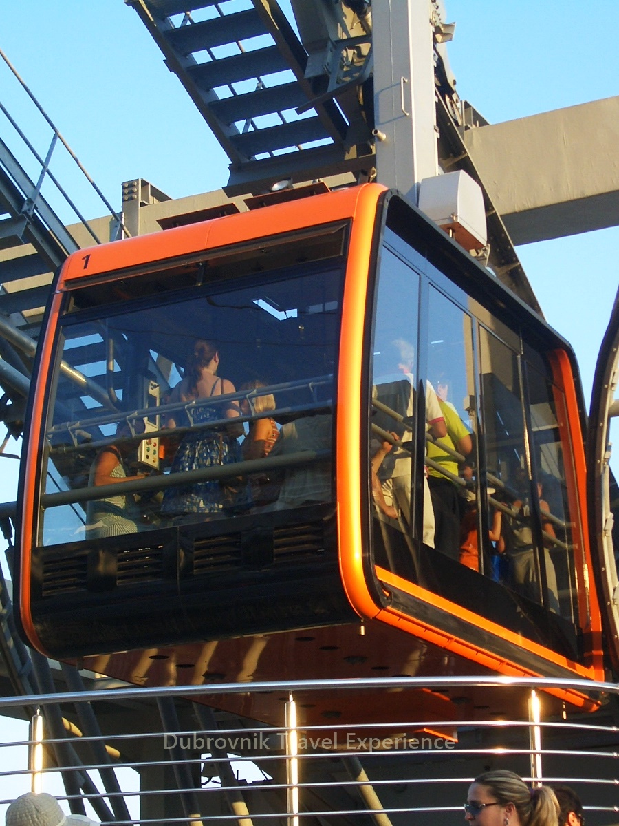 The cable car cabin The cable car cabin