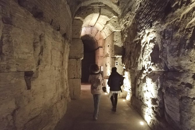 The Colosseum underground area The Colosseum underground area