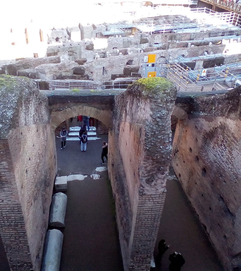 The Colosseum Rome from inside