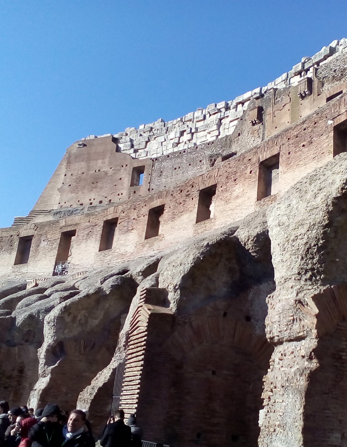 The Colosseum from inside