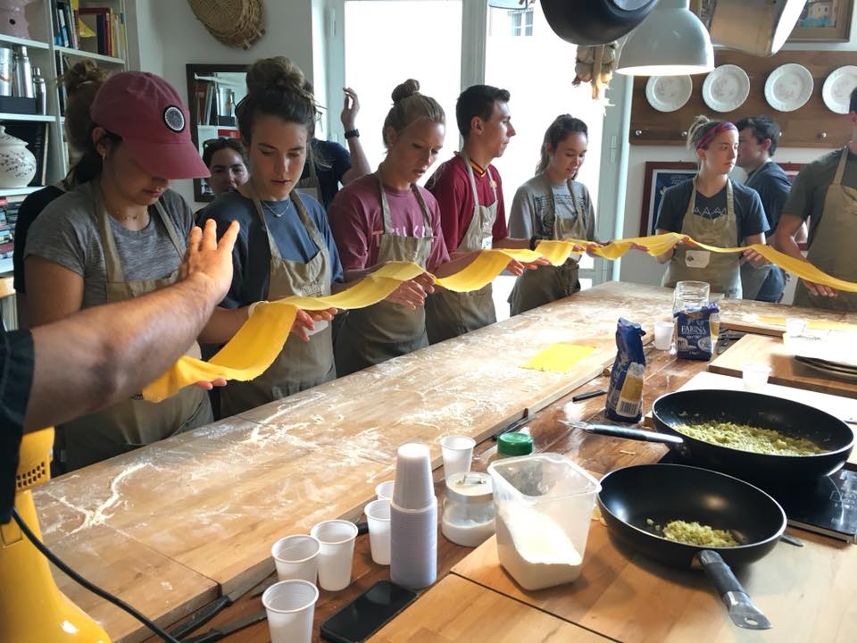 You'll be making fresh fettucine, cavatelli or ravioli on this Rome cooking class!