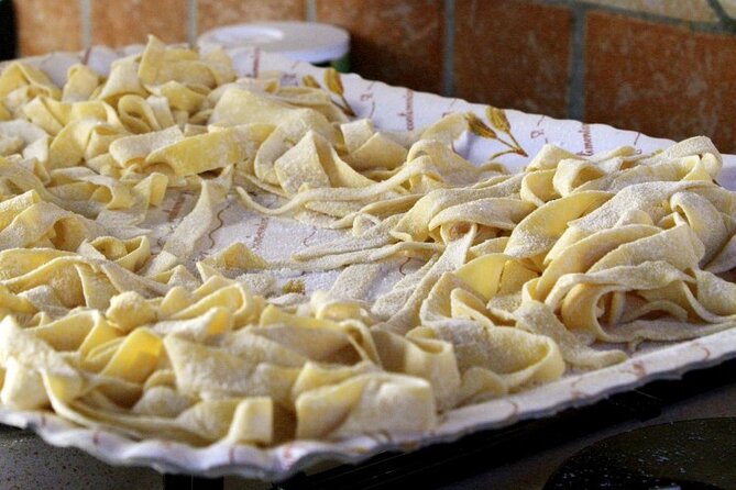 You'll make a bunch of pappardelle on this cooking class in Rome!
