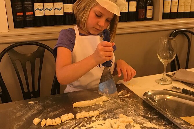 Kids love making gnocchi on this cooking class in Rome!
