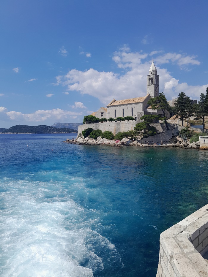 Beautiful Lopud island near Dubrovnik