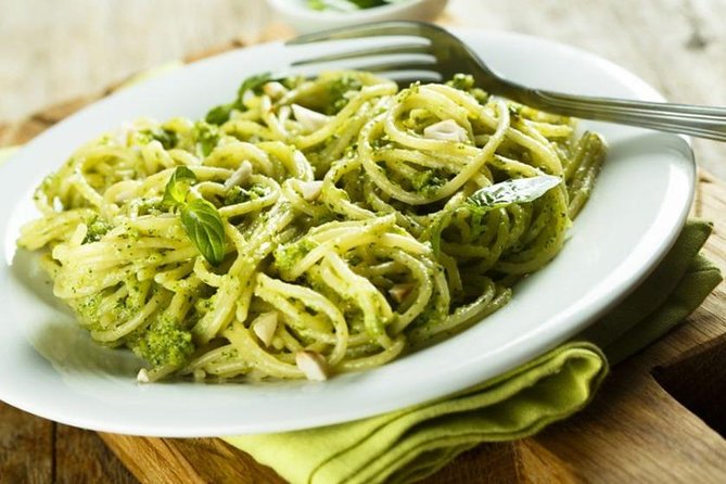 You'll taste pasta with basil pesto on this food tour in Genoa You'll taste pasta with basil pesto on this food tour in Genoa