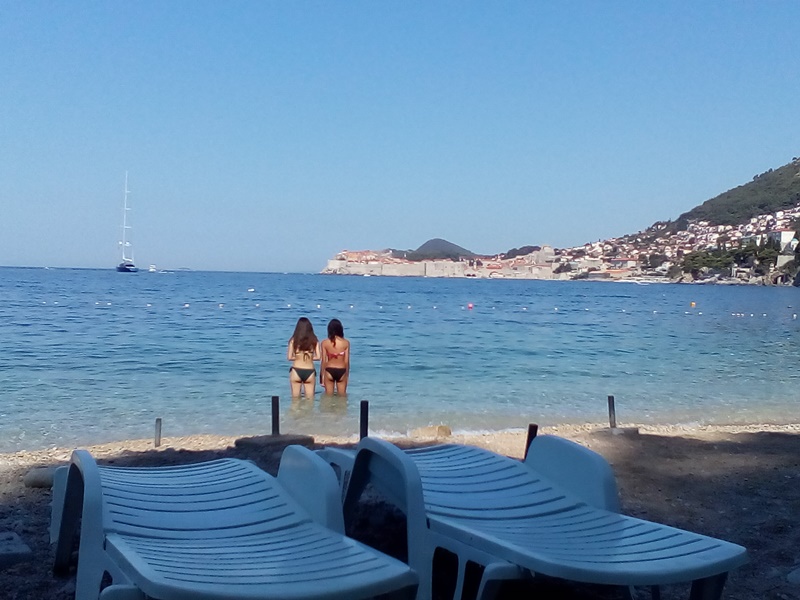 Saint Jacob beach, one of the most beautiful beaches of Dubrovnik