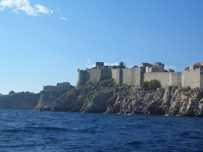 The City walls seen from the sea-side