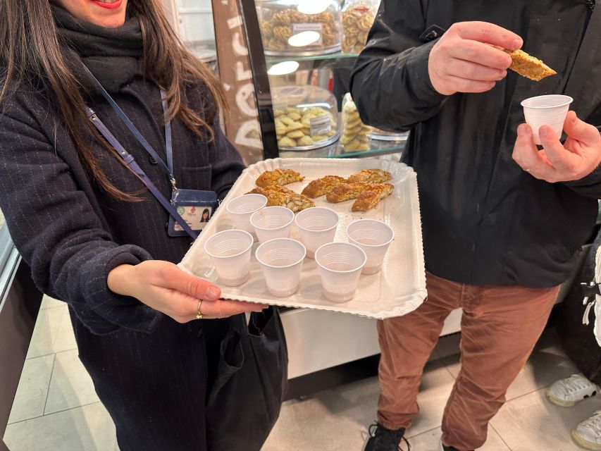 You'll dip cantucci cookies into Vin Santo on this food tour in Florence!