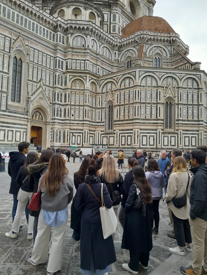 Joining a guided tour is a great way to explore Florence
