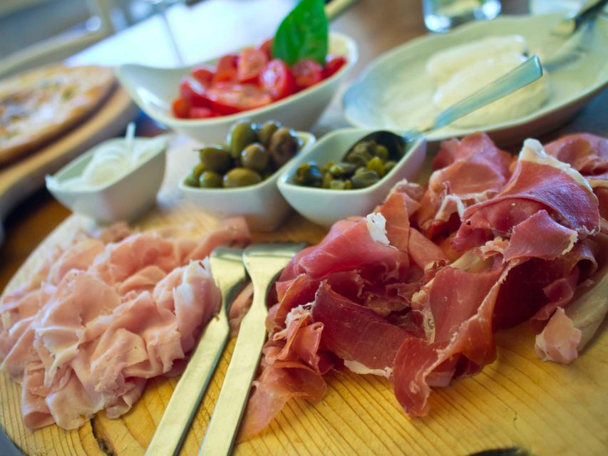 You'll eat delicious salami and cheeses on this Florence food tour!