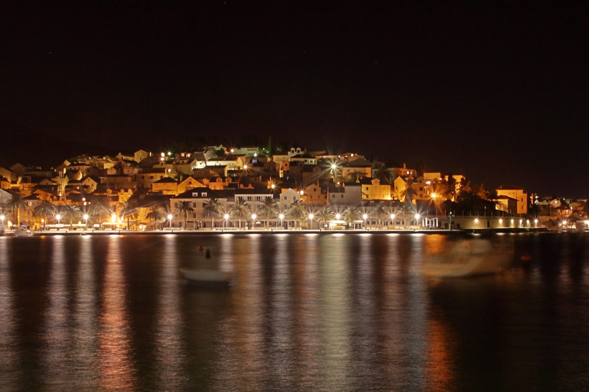 Hvar Town by night