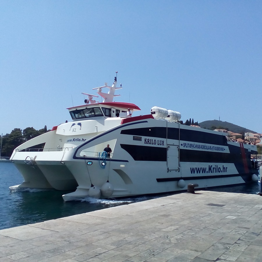 split to dubrovnik catamaran price