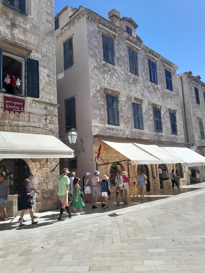 Stradun is lined with small shops