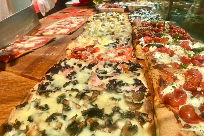 You'll be eating freshly baked pizza al taglio on this street food tour in Rome!