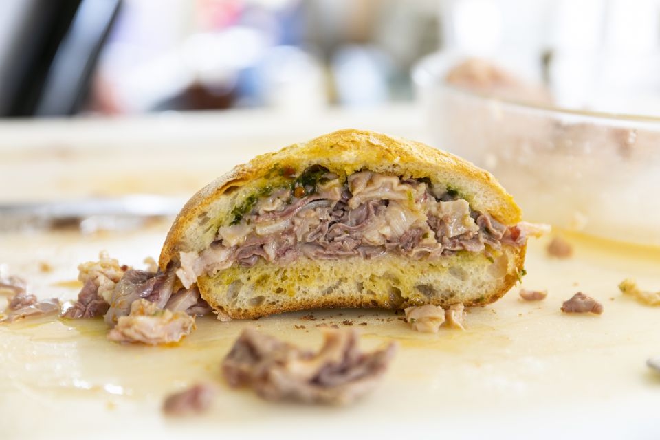 You'll eat lampredotto panino on this food tour in Florence!