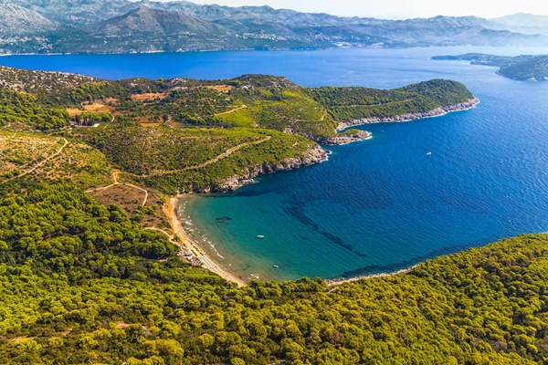 The Sunj Beach on Lopud island