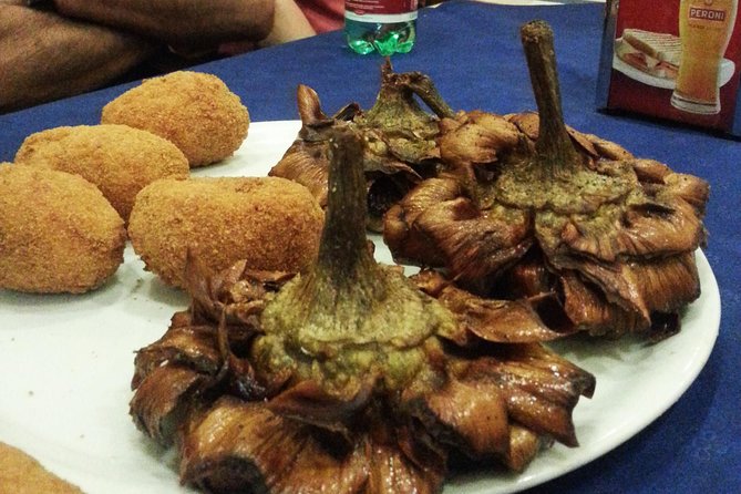 Fried artichokes & Suppli Fried artichokes & Suppli