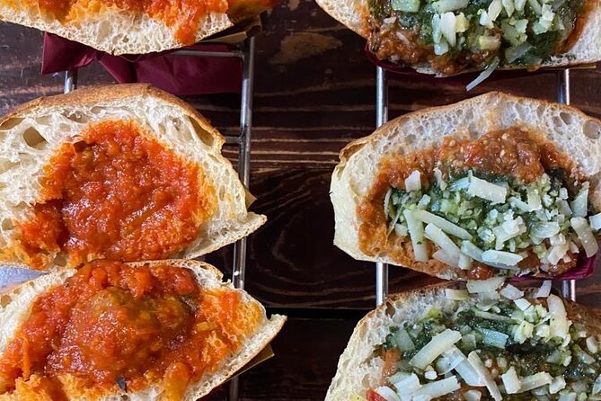 You'll eat trapizzino, the famous stuffed pizza pockets on this Rome food tour in Trastevere!