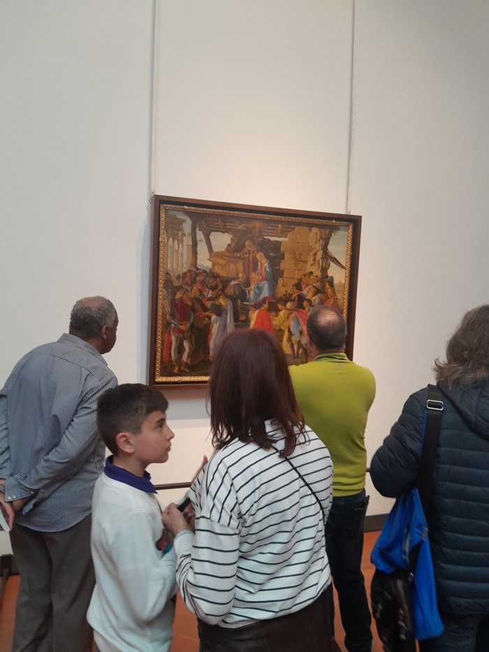 Families are very much welcomed at the Uffizi Gallery