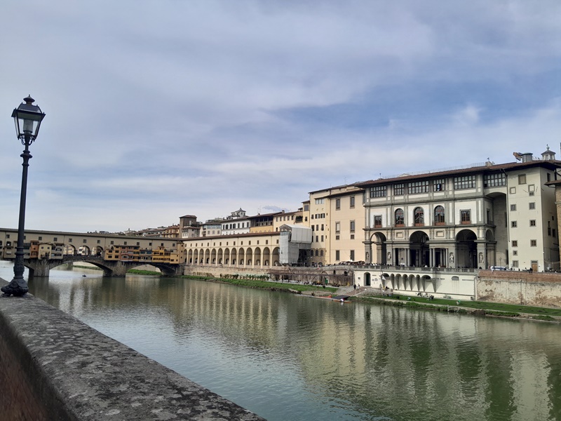 The Uffizi Gallery and Ponte Vecchio